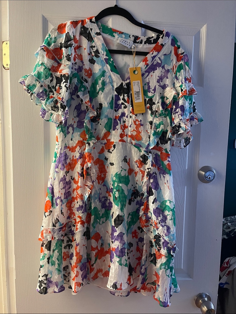 NWT - Tanya Taylor Rhett Dress - V Neck Floral